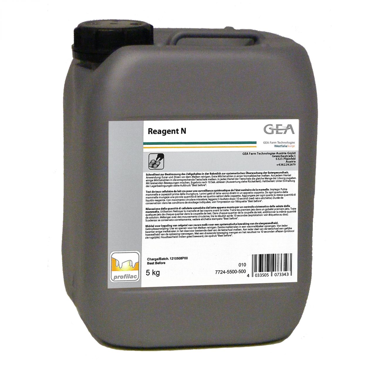 7724-5500-500 Reagent N - Тест на соматические клетки