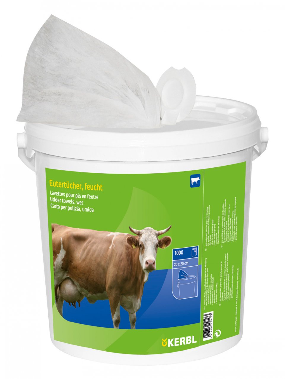 7315-0732-000 Влажные салфетки для вымени в ведре.